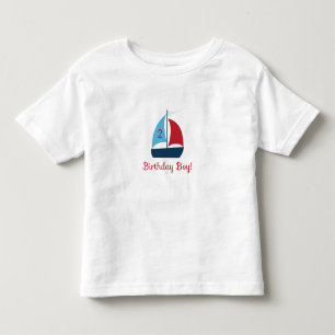 Sailboat Birthday Boy T - Shirt