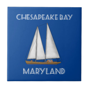 Sailboat Chesapeake Bay Maryland Fliese