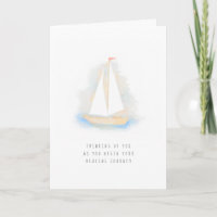 Sailboat Denken Sie an Ihre Verletzung/Krankheit/W