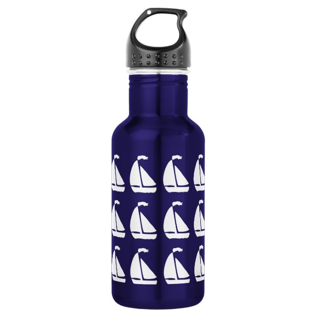 Sailboat Edelstahlflasche (Vorderseite)