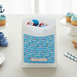 Sailboat Favor Bags Geschenktütchen