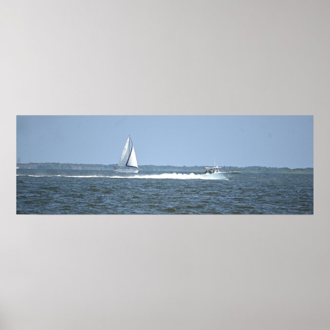 Sailboat Foto Poster (Vorne)