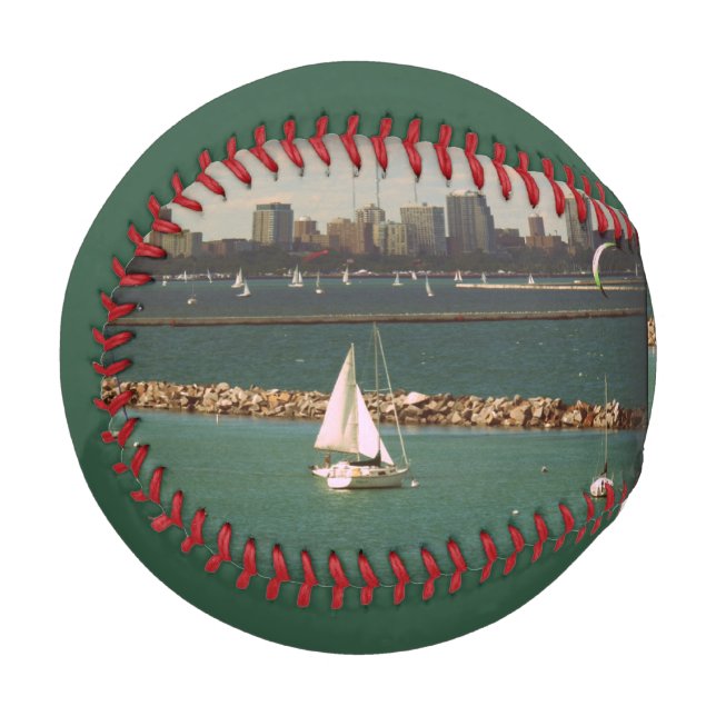Sailboat Foto Trauzeuge Baseball (Rückseite Rechts)