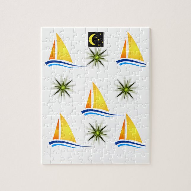 Sailboat Jigsaw Puzzle (Vertikal)
