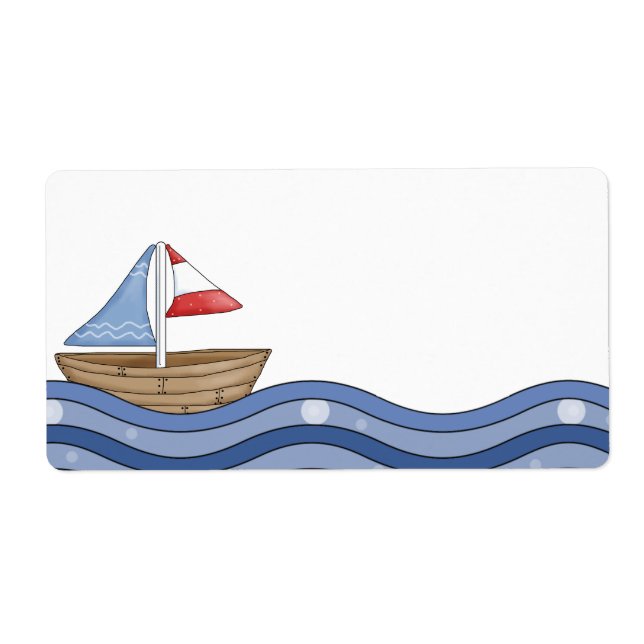 Sailboat-Label (Vorne)
