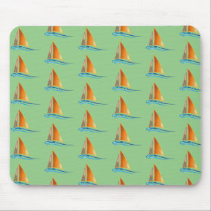 Sailboat Modern Mousepad