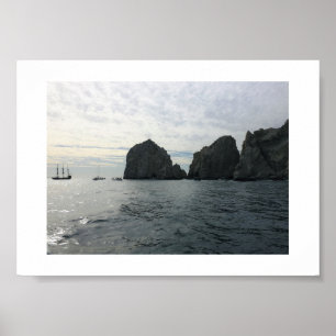 Sailboat on Sea Mexico Farbfotografie Poster