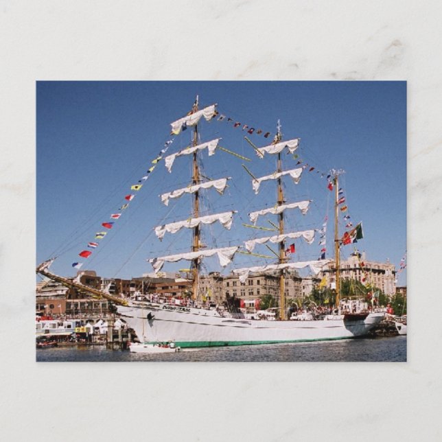 Sailboat Postcard Postkarte (Vorderseite)