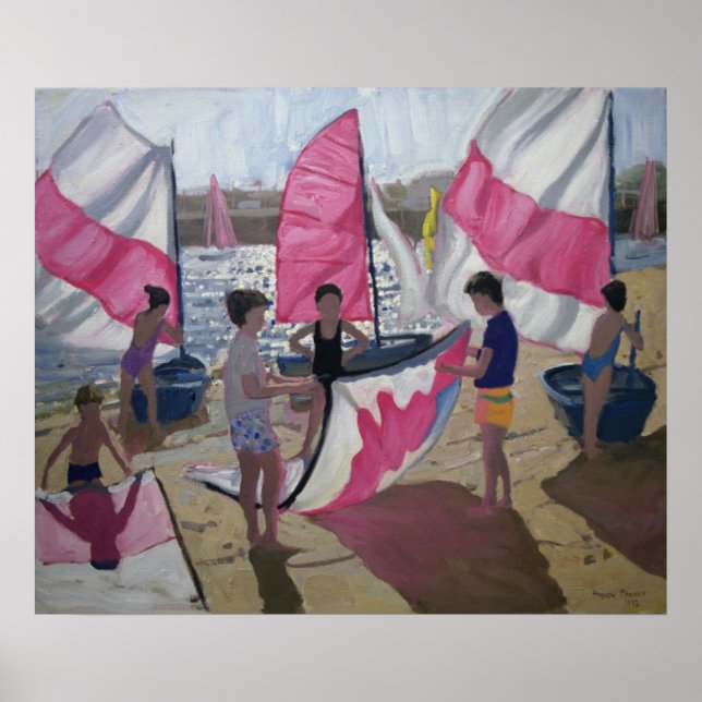 Sailboat Royan Frankreich 1992 Poster (Vorne)