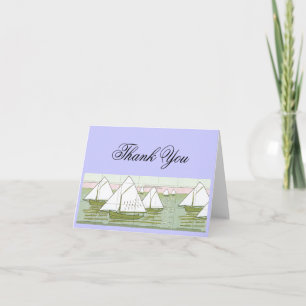 Sailboat Tile Art Vielen Dank Karten