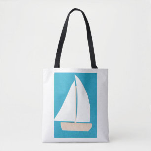 Sailboat Tote Bag Tasche