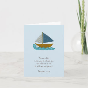 Sailboat Train a Child Scripture Danke Lehrer