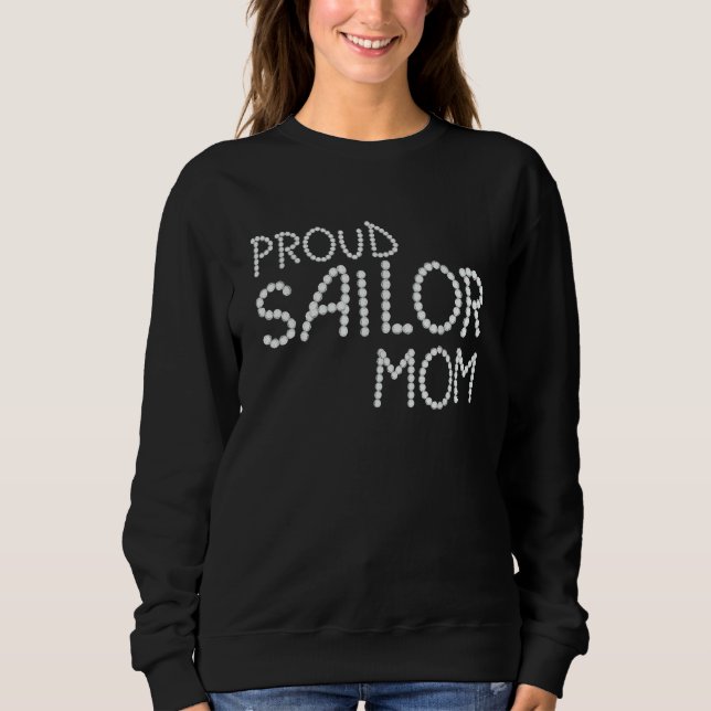 Sailboat Women Sailing  Captain Boat Proud Sailor  Sweatshirt (Vorderseite)