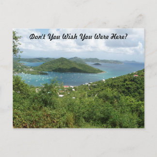 Sailboats bei St.John Postkarte
