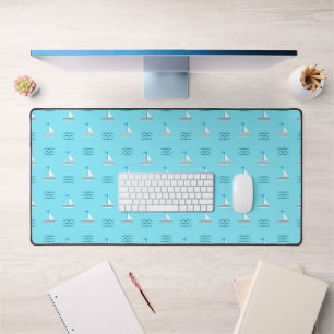 Sailboats on the Blue Sea Pattern