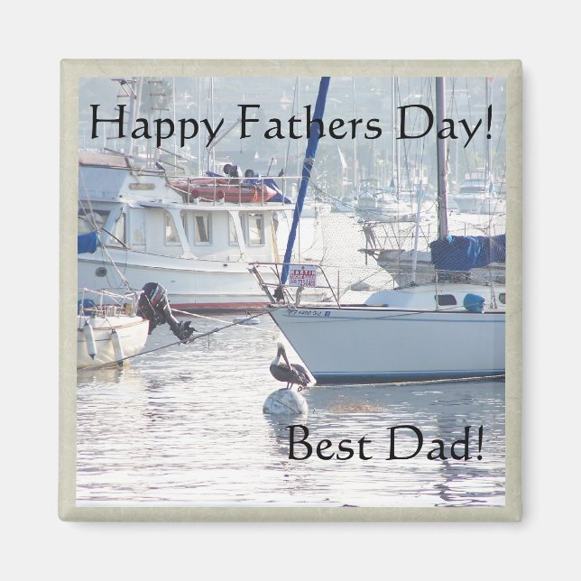 Sailboats Vathers Day Magnet (Vorne)