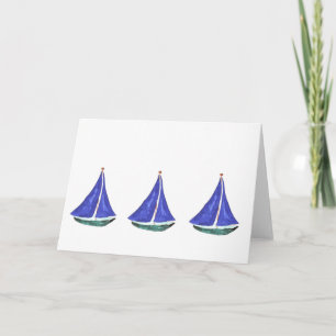Sailboote Cards Karte