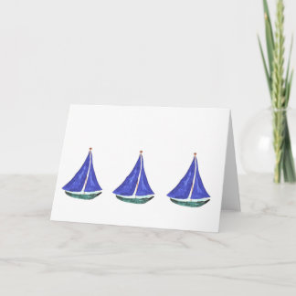 Sailboote Cards Karte