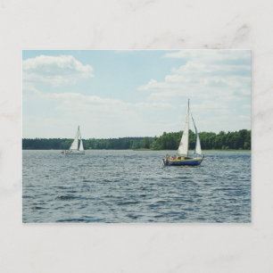 Sailboote Post Card Postkarte