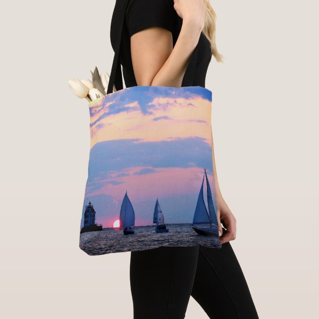 Sailboote Sunset Tote Bag Tasche (Von Nahem)