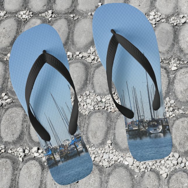 Sailbots Nautical Blue Flip Flops (Von Creator hochgeladen)