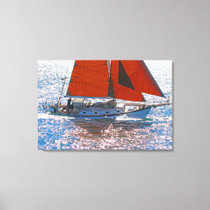 SAILEN SIE DAS MEER 24x36 Leinwanddruck