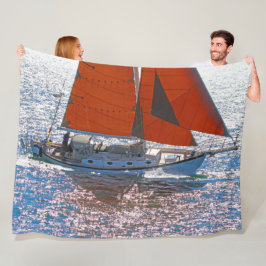 SAILEN SIE DAS MEER FLEECEDECKE