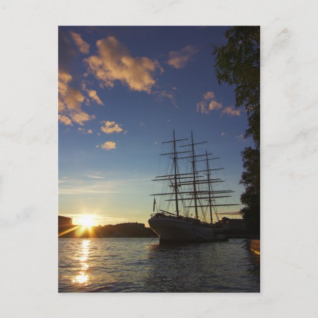 Sailer in Stockholm Postkarte (Vorderseite)