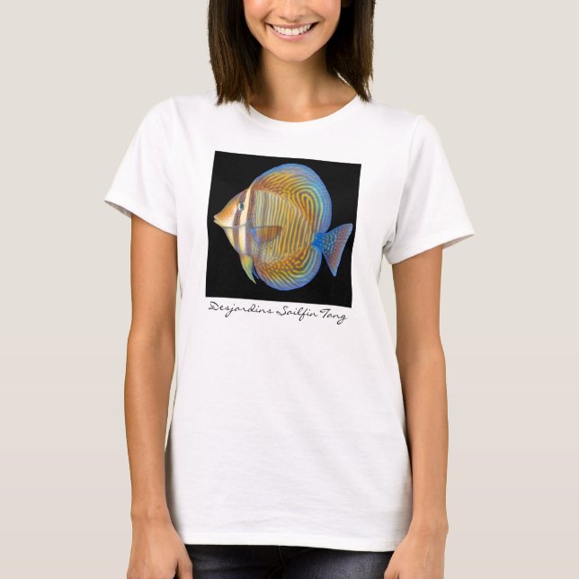 Sailfin Tang Damen-Spaghetti-Spitze T-Shirt (Vorderseite)