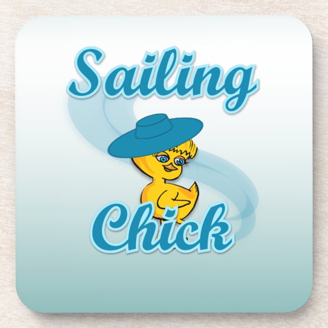 Sailing Chick #3 Untersetzer (Vorderseite)