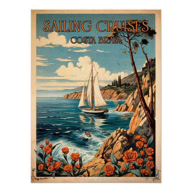 Sailing Cruises Costa Brava Poster (Vorderseite)