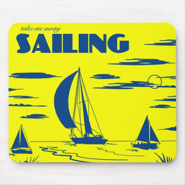 "Sailing" Graphic Art Mousepad (Vorne)