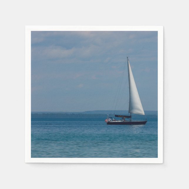 Sailing Mackinac Serviette (Vorderseite)