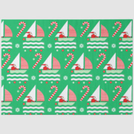 Sailing Nautical Christmas Holiday Gift Seidenpapier