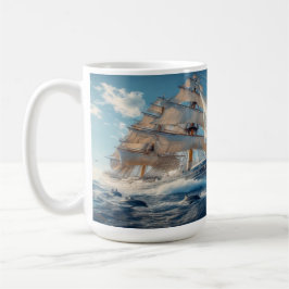 Sailing Sloop John B Tall Ship v4.0 Kaffeetasse