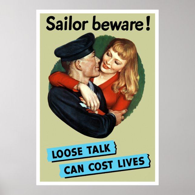 Sailor Achtung! Poster (Vorne)