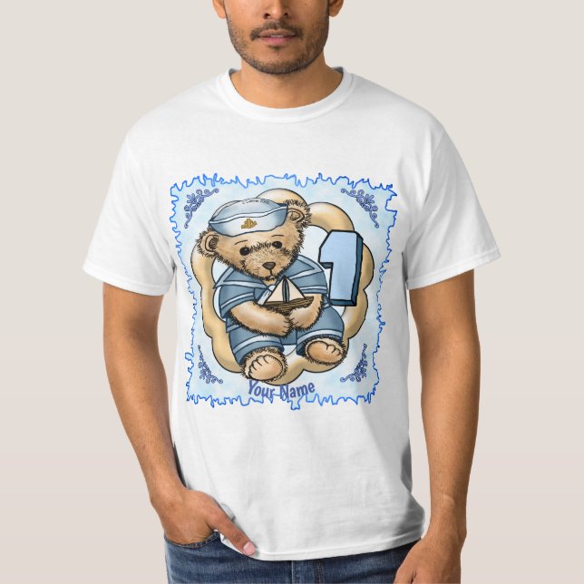 Sailor Bear 1 An, t-shirts (Devant)