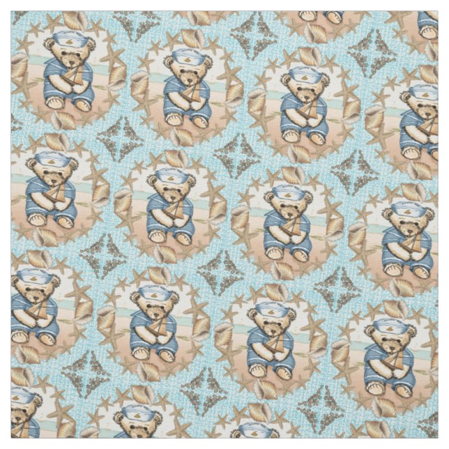 Sailor Bear Stoff (Muster)