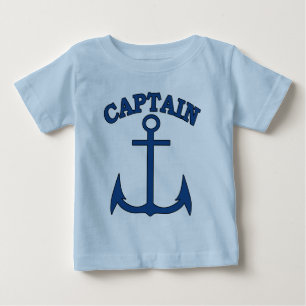 Sailor Capitaine Ancre Bleue Baby Boy T-shirt