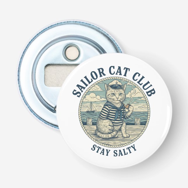 Sailor Cat Club Flaschenöffner (Vorderseite)