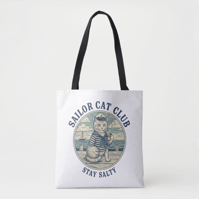 Sailor Cat Club Tasche (Vorderseite)