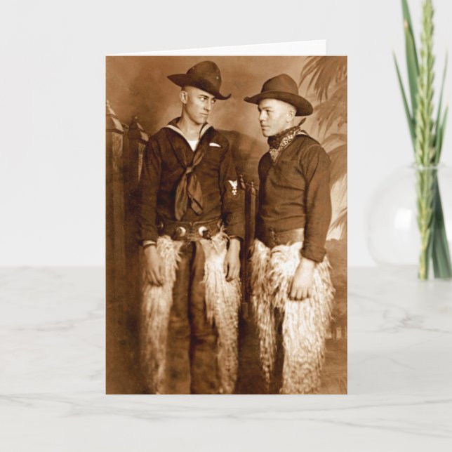 Sailor Cowboys Karte (Vorderseite)