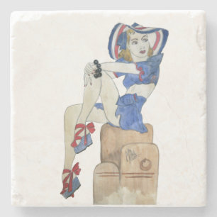 Sailor Girl Steinuntersetzer