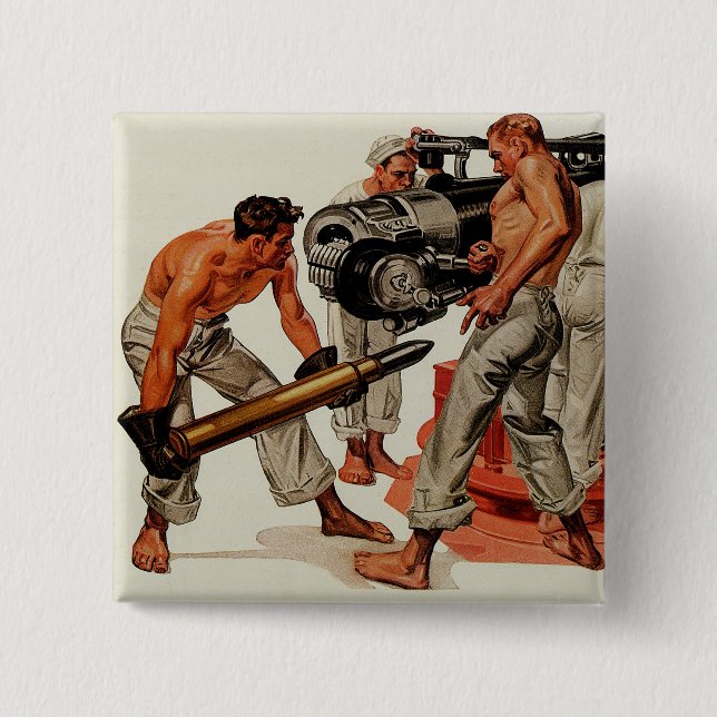 Sailor Hunks Laden der Big Gun Button (Vorderseite)