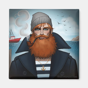 "Sailor" Magnet von Glen Hanson