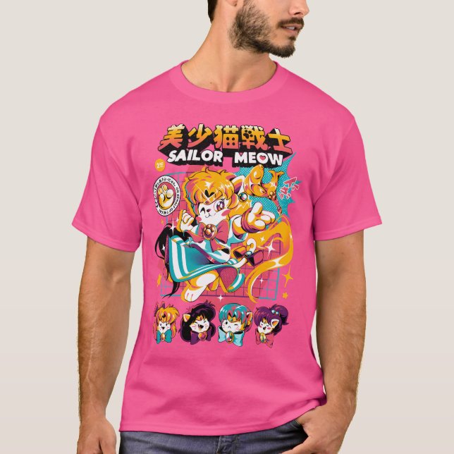 Sailor Meow T-Shirt (Vorderseite)