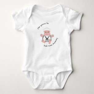Sailor Mommy Baby Strampler