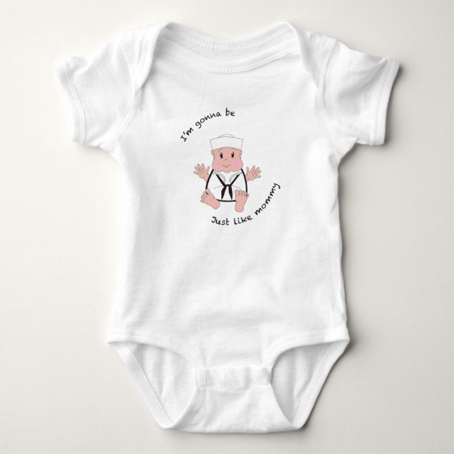 Sailor Mommy Baby Strampler (Vorderseite)