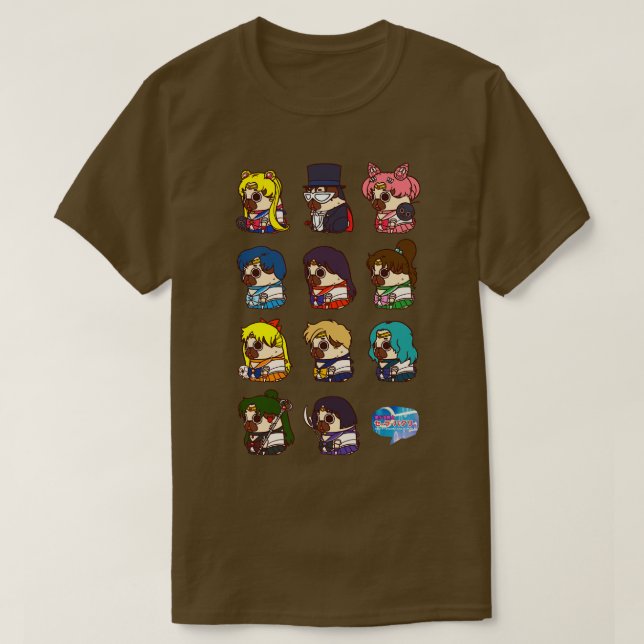 Sailor Moon Puglie T-Shirt (Design vorne)