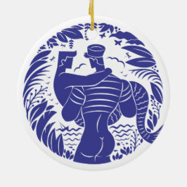 Sailor n merman keramik ornament